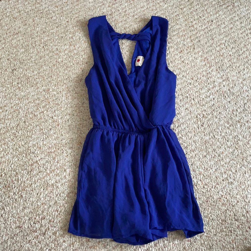 Women’s blue romper